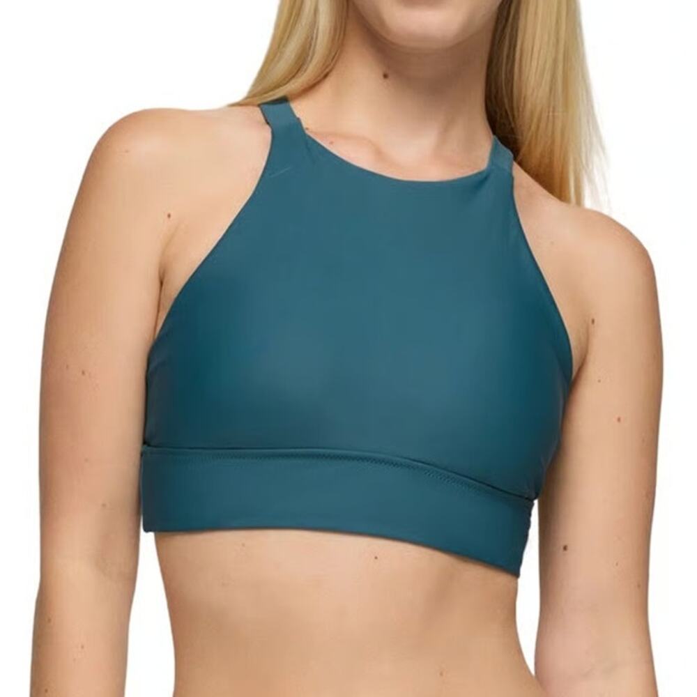 Prana Marine Street Swim Top Women's XS Catalina High Neck Halter Style Bikini